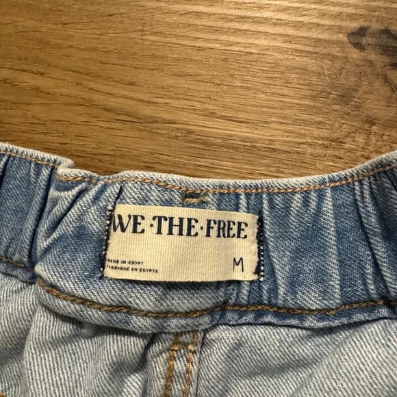 We The Free Light Blue Jean Shorts - Picture 2 of 3